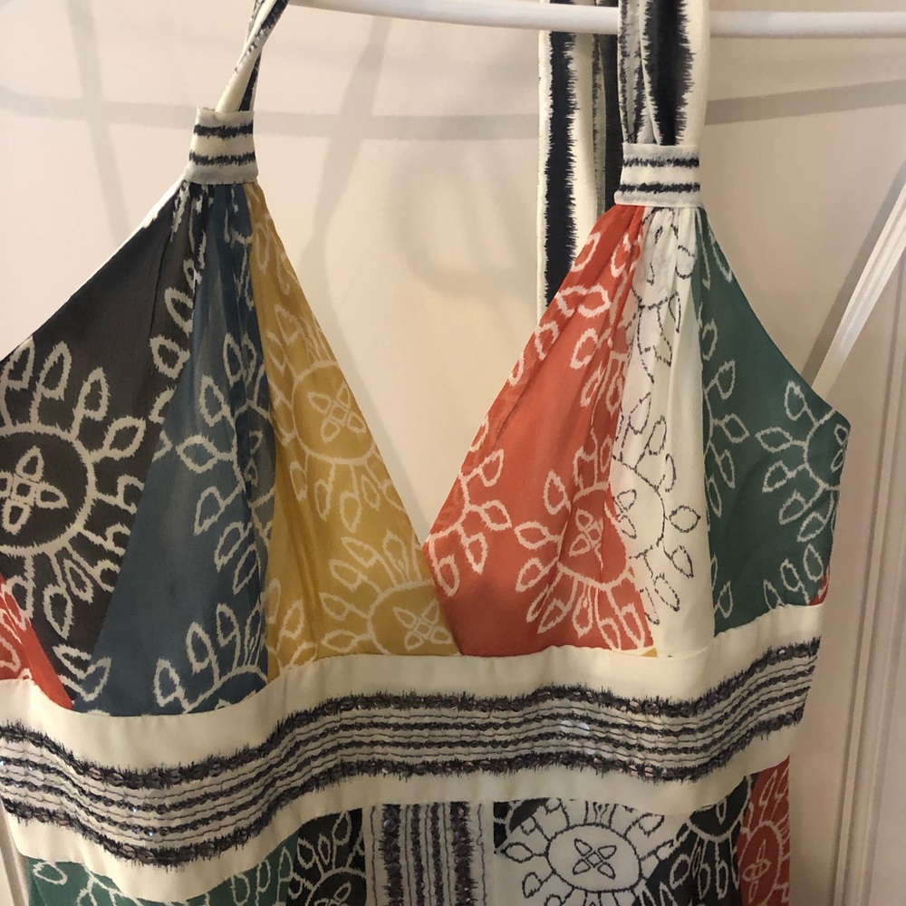 Boho Asymmetrical Halter Dress